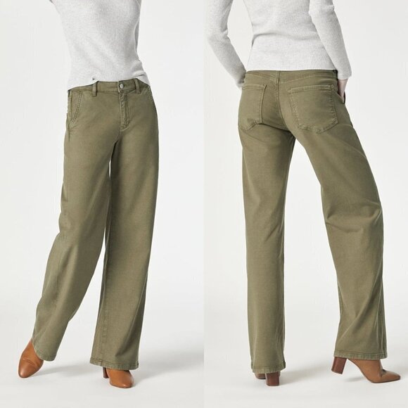 Mavi Womens 26 Beige Miracle High Rise Wide Leg Jean Soft Twill Tencel - Picture 3 of 9